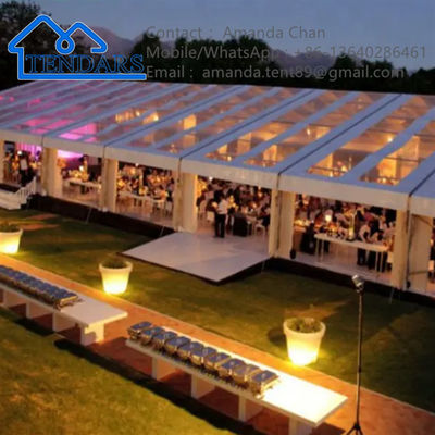 Grande estrutura exterior do dossel do evento do partido da barraca do famoso do casamento do telhado da tampa exterior do PVC