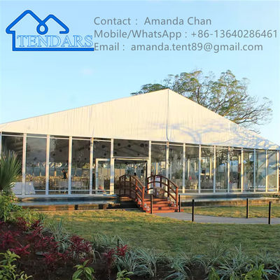 Outdoor Large Custom Luxury Pvc Branco Tendas de Armazém Comercial Festa de Casamento Marquise