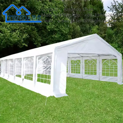 Fácil de instalar Tenda de festa de casamento branca ao ar livre para festa ao ar livre, casamento, evento