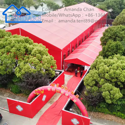 Large Outdoor Custom Aluminum Frame Exposição de Casamento Igreja Marquise Tenda Eventos Canopy Estrutura