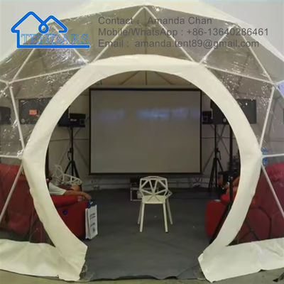 Tenda Glamping Dome de conservante para resort com resistência a altas temperaturas