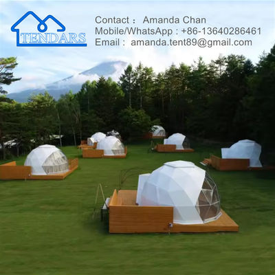 Glamping Luxury Outdoor PVC Dome Hotel House Domes Tent Half Dome Tent para atividade