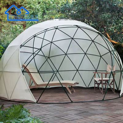 Star Gazing Pequena Tenda de Cúpula Geodésica de PVC Luxo Glamping Hotel Tenda de Cúpula Para Camping