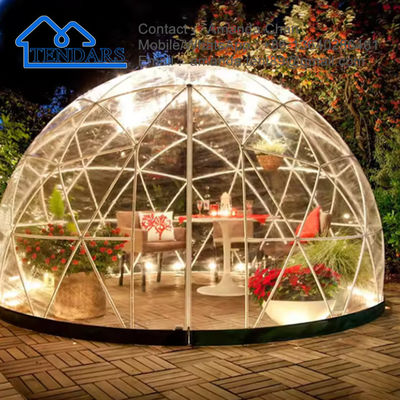 Tenda de jardim de luxo transparente de plástico de PVC para venda