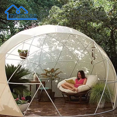 Outdoor Large Holiday Hotel comercial transparente de lona geodésico domo Casa tenda para venda