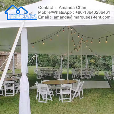 Tenda de luxo de estrutura de alumínio para eventos ao ar livre