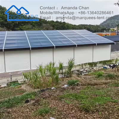 Armazém de liga de alumínio Marquise Tent Industrial Workshop Eventos de armazenamento ao ar livre