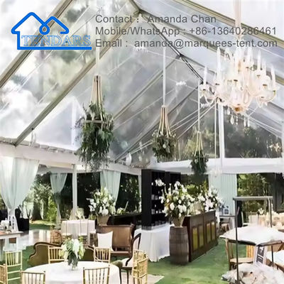 Quadro de alumínio pesado Tendas de eventos para igrejas grandes Tendas de casamento ao ar livre Tenda de marcação