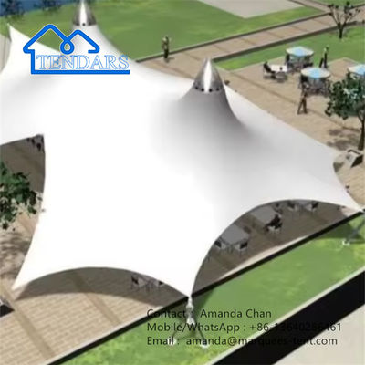 Casa de férias Tenda de paisagem Tenda de estrutura de membrana PVDF Para parque ao ar livre