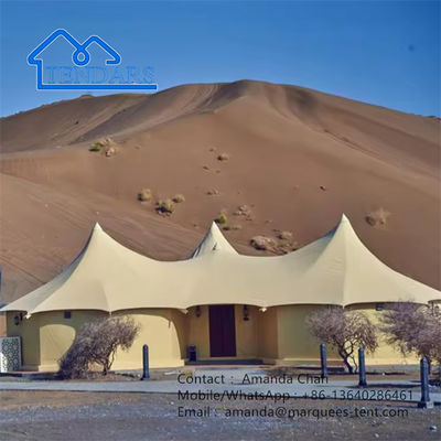 Outdoor Luxury Eco Resort Hotel Tenda Estrutura de Membrana Casa Com Banheiro