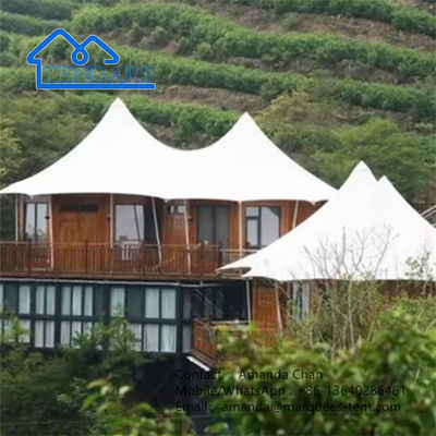 Tenda de luxo de fábrica com habitação Tendas de hotel personalizadas para Glamping Resort