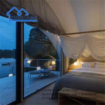 Estrutura de Membrana Personalizada Camping Hotel Tent For Outdoor Luxury Resort
