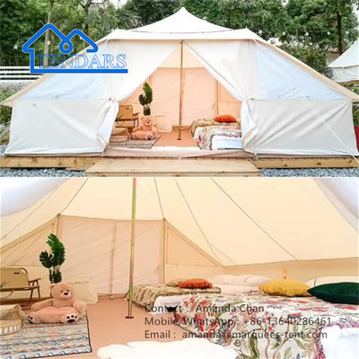 Tenda de montanha inflável de lona personalizada Tenda de hotel para acampamento ao ar livre