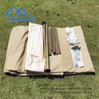 Tenda Glamping Outdoor Safari à prova d'água de lona para telhado de cobertura de chuva