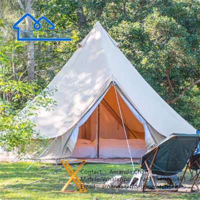 Tenda de campanha de portas duplas de algodão resistente ao mofo Tendas personalizadas para eventos