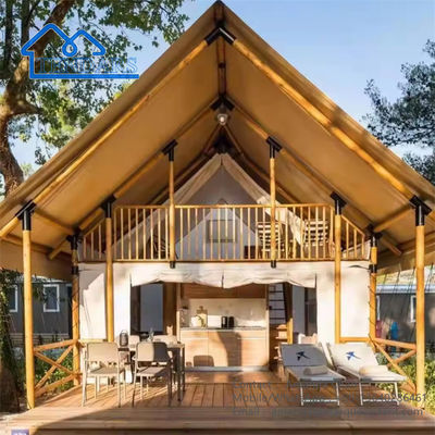Área exterior impermeável grande hotel tenda de safari luxo safari com banheiro