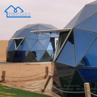 Acampamento de Alumínio ao ar livre Hotel Dome House Tenda de vidro para evento de glamping