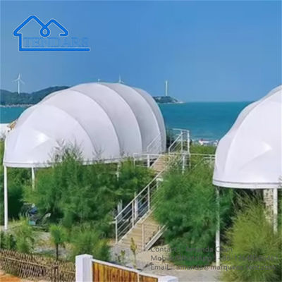 Luxury Beach Waterproof Glamping Tent PVDF Tent Permanente Hotel Tent Outdoor