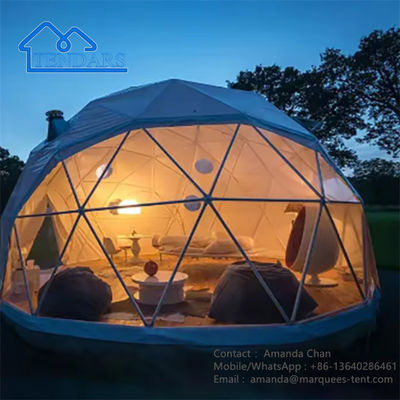 Casa de Cúpula Confortável Tenda Tendas de hotel personalizadas Com Sala de Chuveiro Para Viver