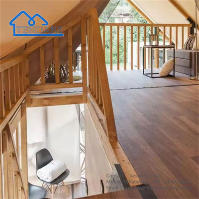Fábrica Glamping ao ar livre Safari Tentes de lona Glamping com banheiro para casa