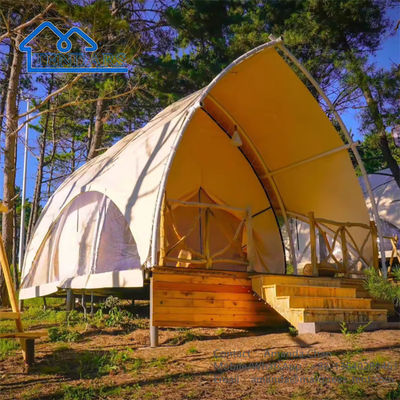 Tenda de hotel de vela ao ar livre estrutura sólida retardadora de chamas
