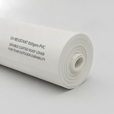 Cobertura revestida dobro resistente UV do telhado da tela da barraca do famoso do partido do PVC 850gsm dossel exterior da durabilidade de cinco anos