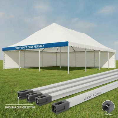 Trinta minutos de montagem rápida de festa Marquee Tenda Modular Clip Lock Conector Sem Ferramentas Estrutura de Canopy Frame de alumínio