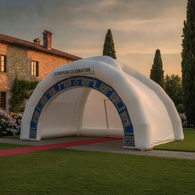 Estrutura de dossel de primeira impressão do evento europeu do portal de boas-vindas personalizado da barraca do famoso do arco do portal de entrada da marca
