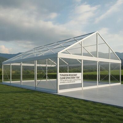 Tenda famosa para festas, resistente a tufões, com certificação TUV JIS, estrutura de alumínio pesado, evento japonês para todas as estações