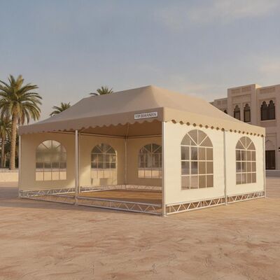 Modular Quick Setup Festa Marquee Tenda Removível Sidewalls Alumínio Quadro para Kuwait VIP Diwaniya Eventos