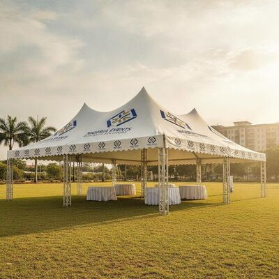 Logotipo personalizado Impresso de Alumínio Partida Marquise Tent Nigéria Eventos de Branding de Negócios